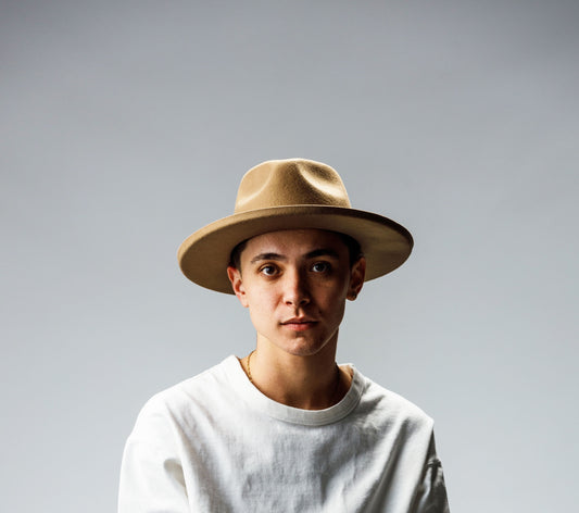 BRIM UP LONG FELT HAT