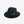 MIDDLE BRIM FLAT HAT -BLACK-Lサイズ-