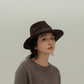 MIDDLE BRIM FLAT HAT-women-