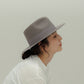 MIDDLE BRIM FLAT HAT-women-