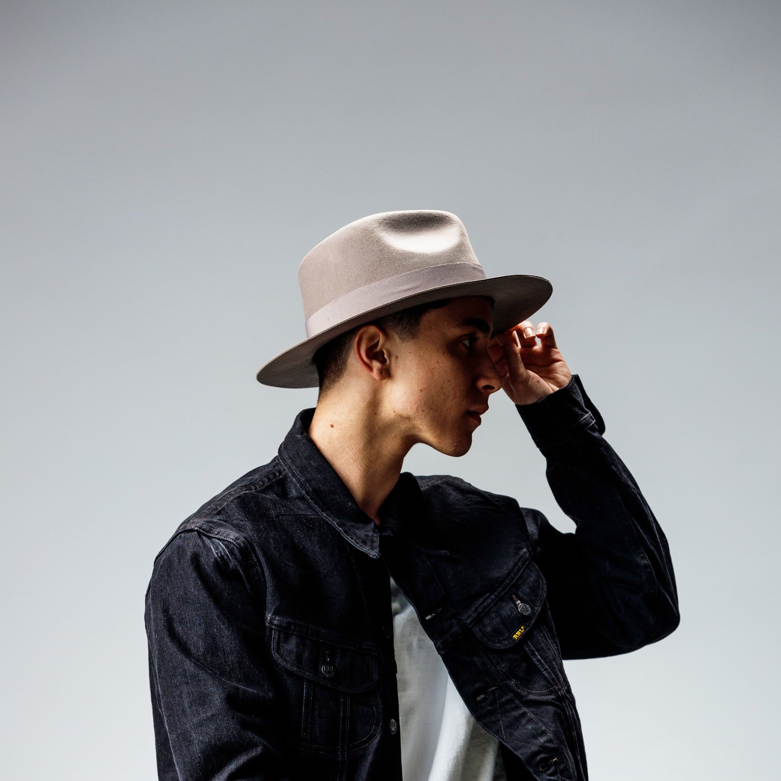MIDDLE BRIM FLAT HAT｜フェルトハット 中折れ帽 メンズ - ReqHatter