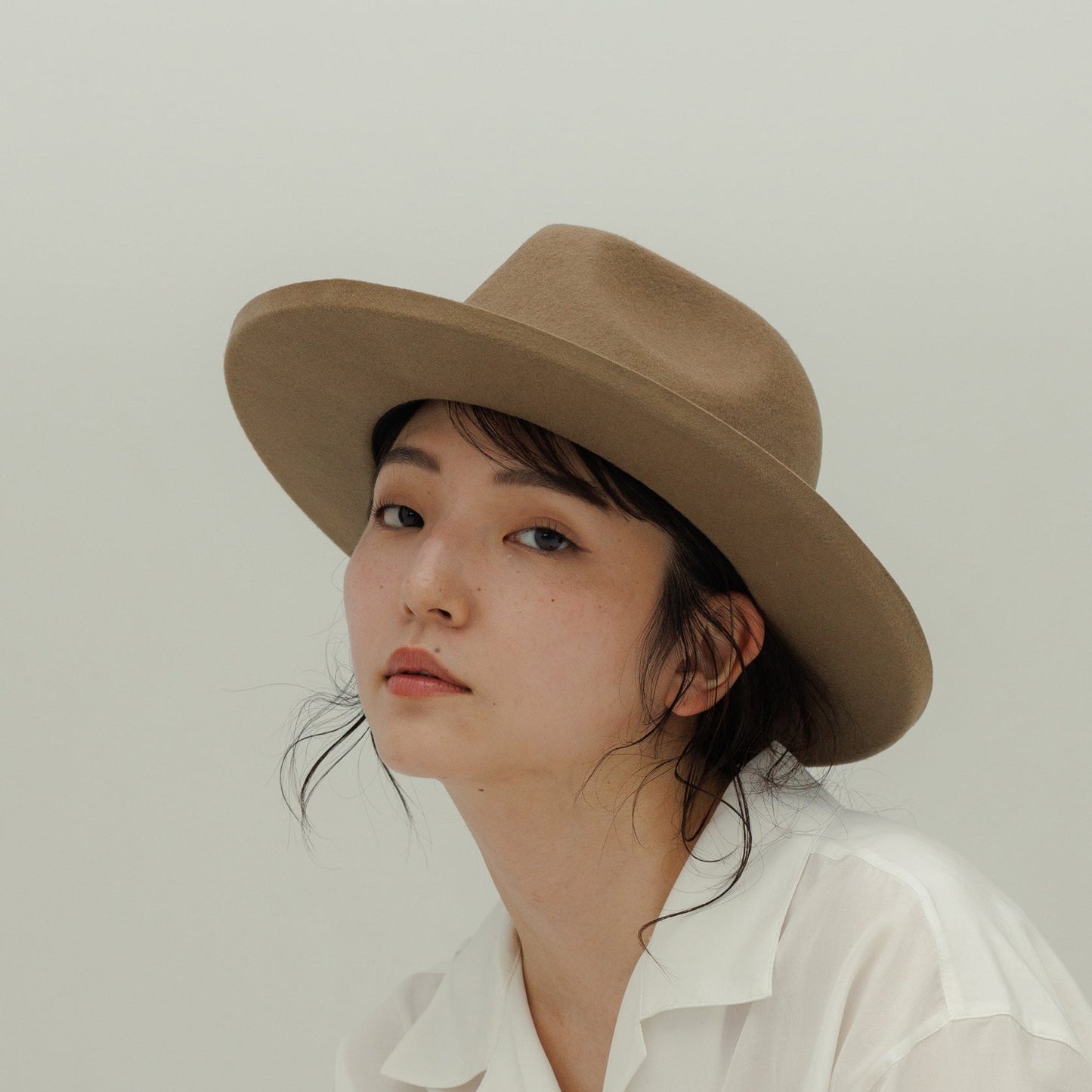 BRIM UP LONG FELT HAT