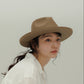 BRIM UP LONG FELT HAT -women-
