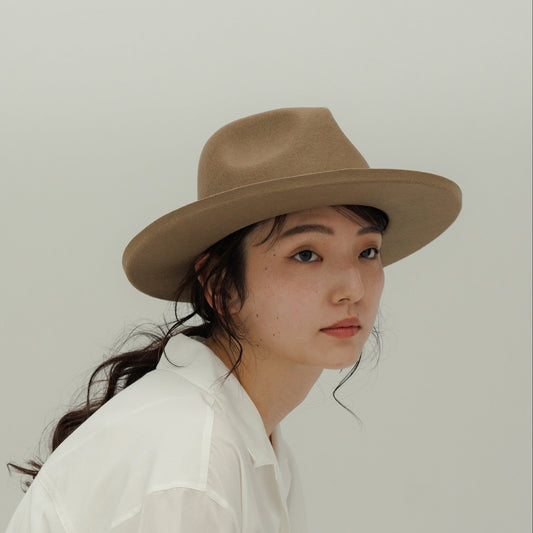 BRIM UP LONG FELT HAT