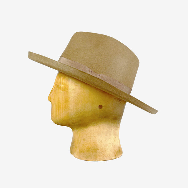 BRIM UP LONG FELT HAT　-BEIGE-