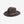 BRIM UP LONG FELT HAT -BROWN-