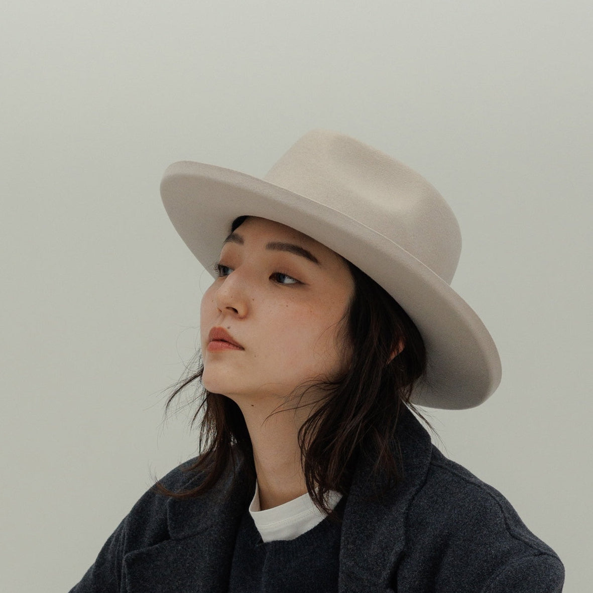 BRIM UP LONG FELT HAT