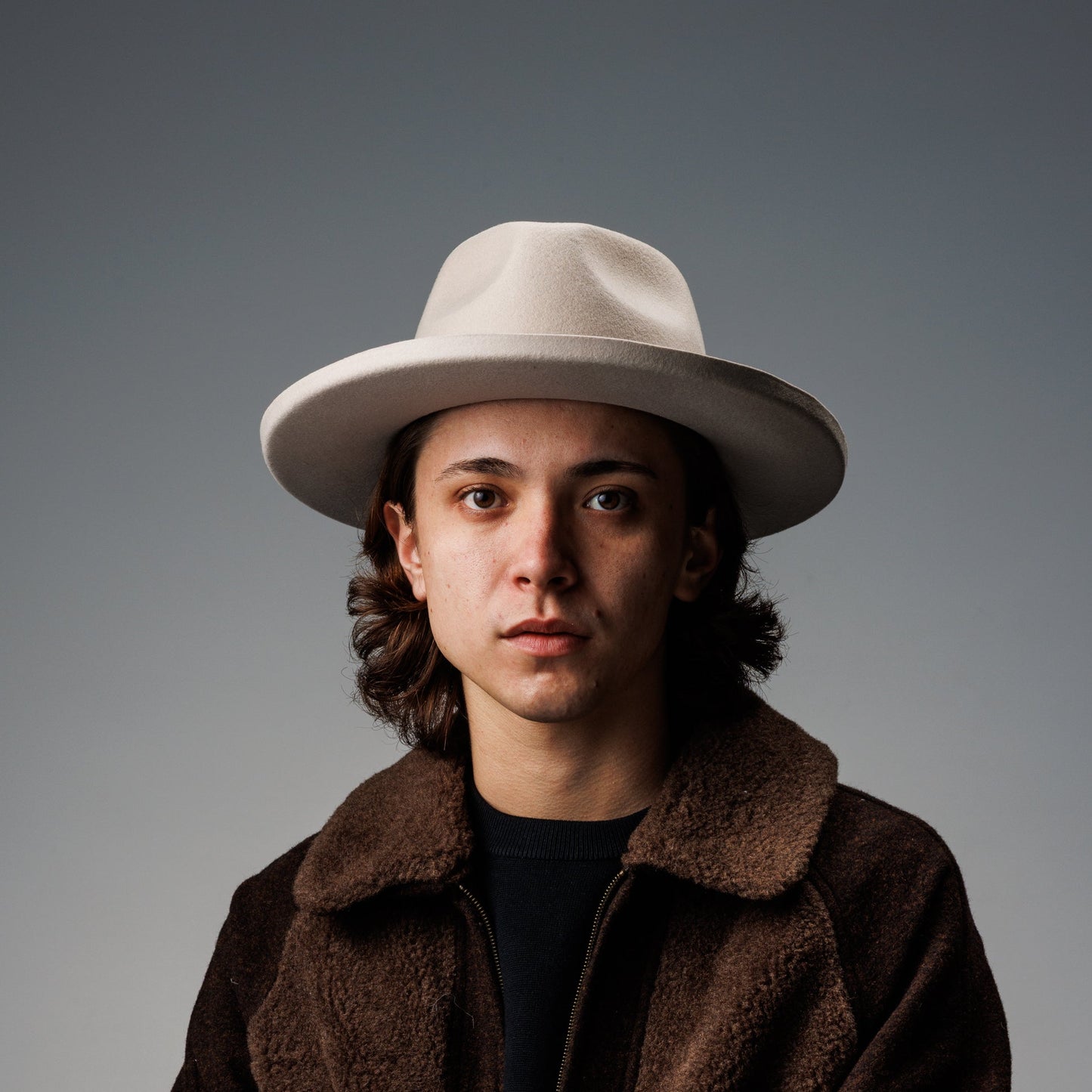 BRIM UP LONG FELT HAT