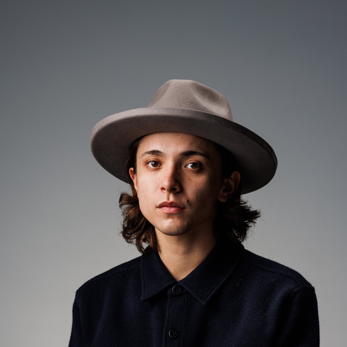 BRIM UP LONG FELT HAT