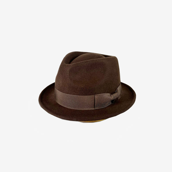 THE FELT HAT -BROWN-