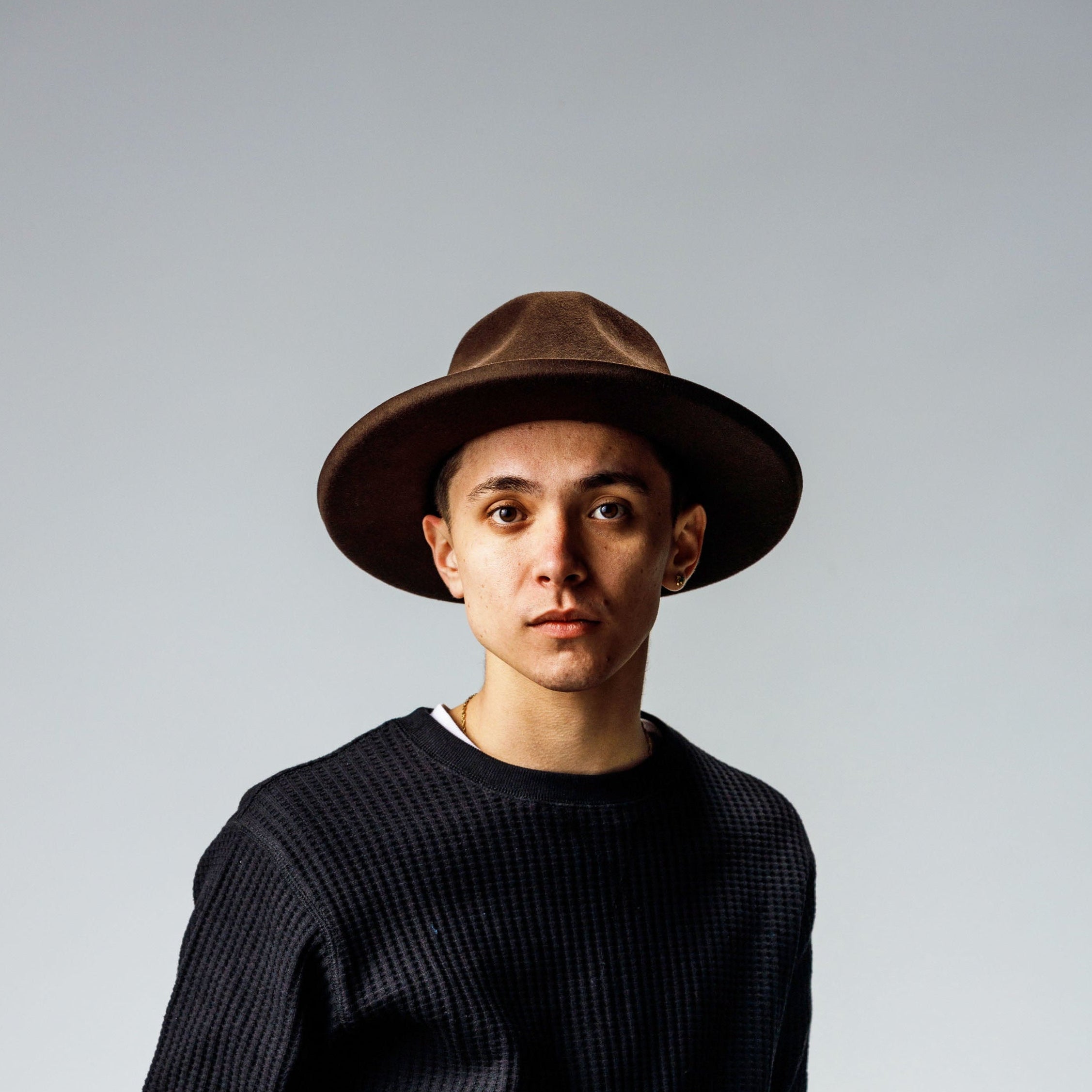 BRIM UP LONG FELT HAT｜エッジアップ フェルトハット メンズ
