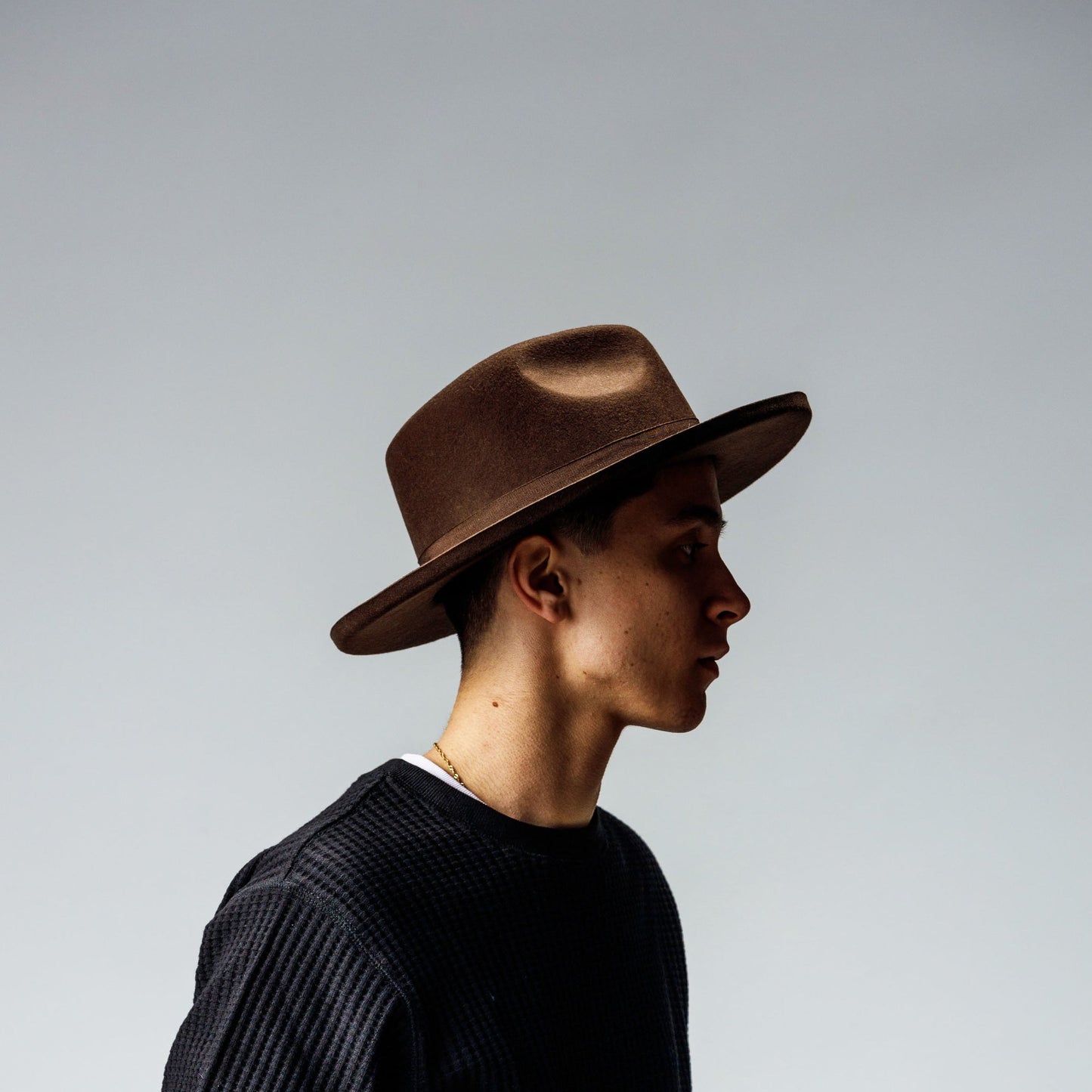 BRIM UP LONG FELT HAT