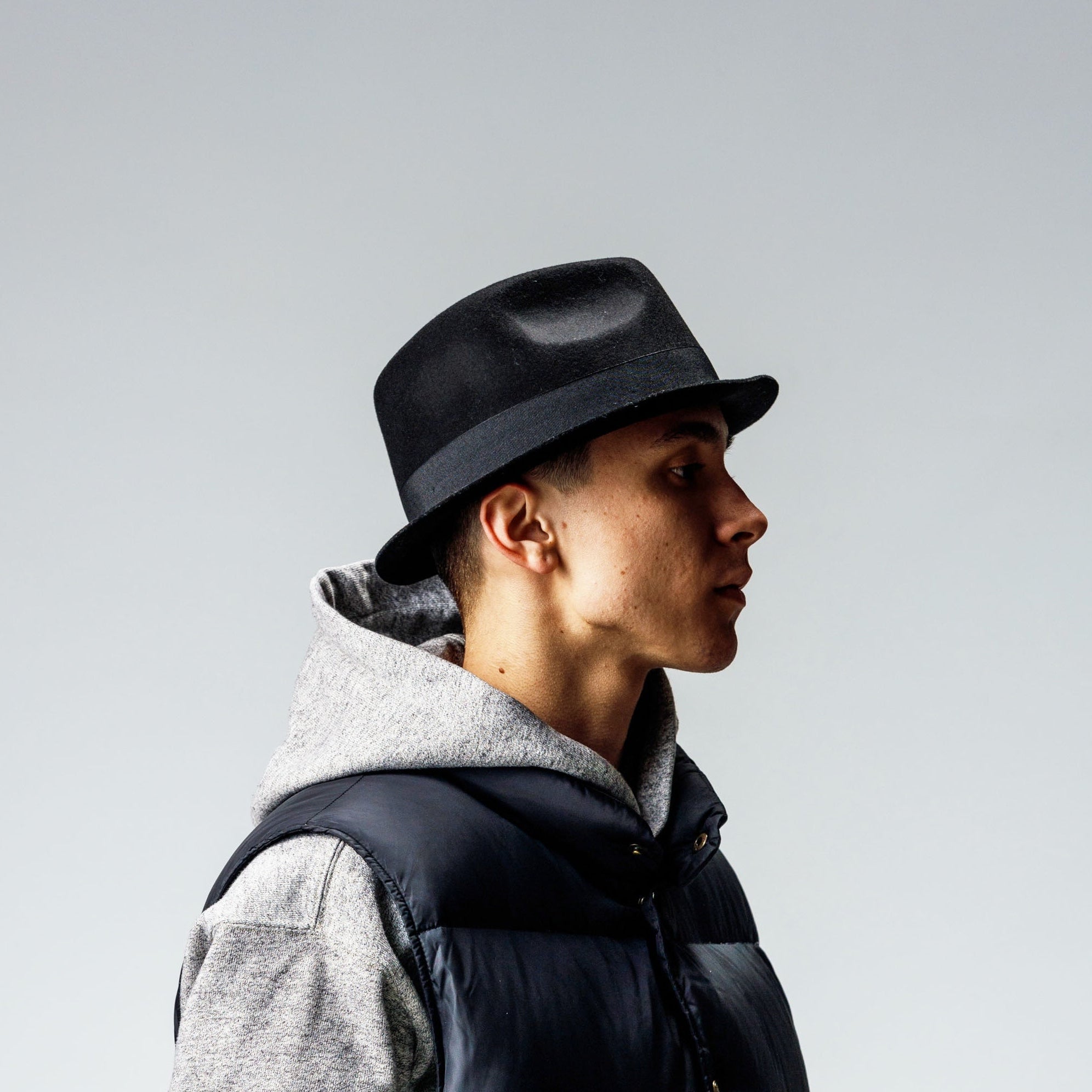 SHORT BRIM HAT｜ショートブリムハット フェルト 中折れ メンズ