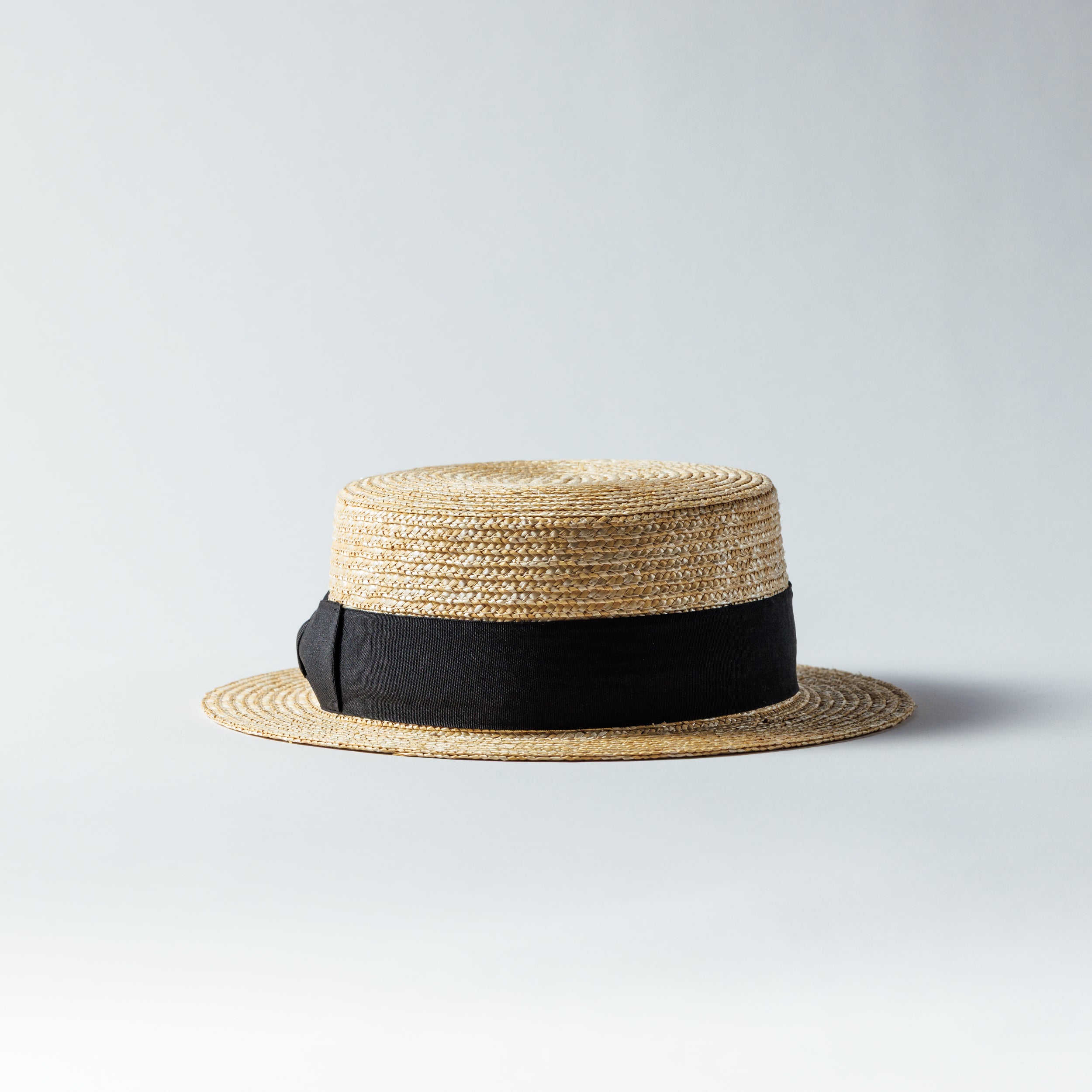 STRAW BOATER HAT short｜ストローボーターハット ショートブリム