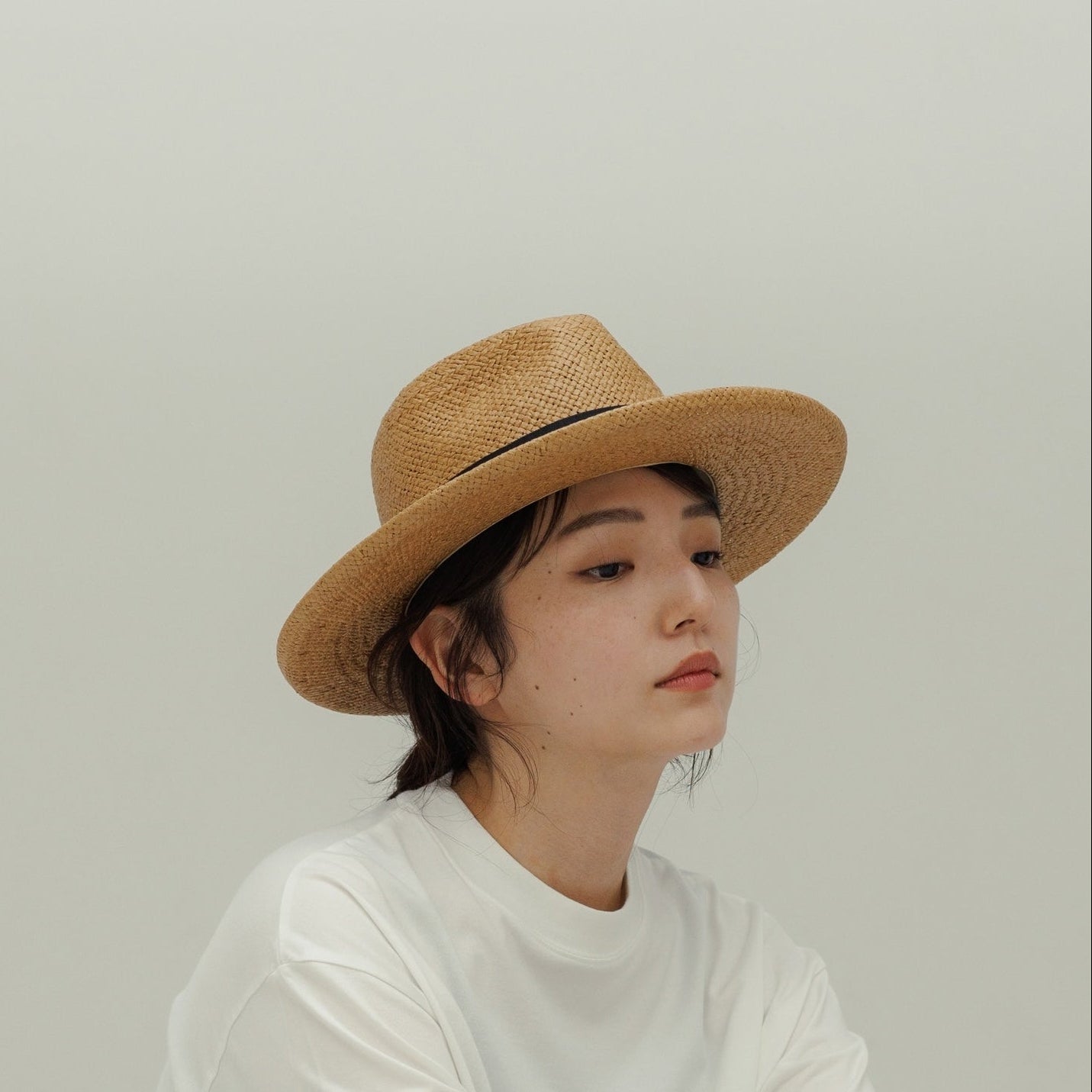 PAPER BRIM UP HAT -women-