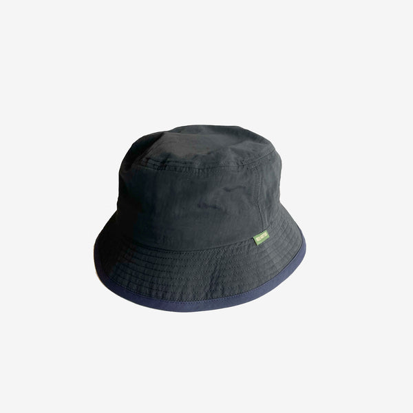 NYLON BUCKET HAT -BLACK-