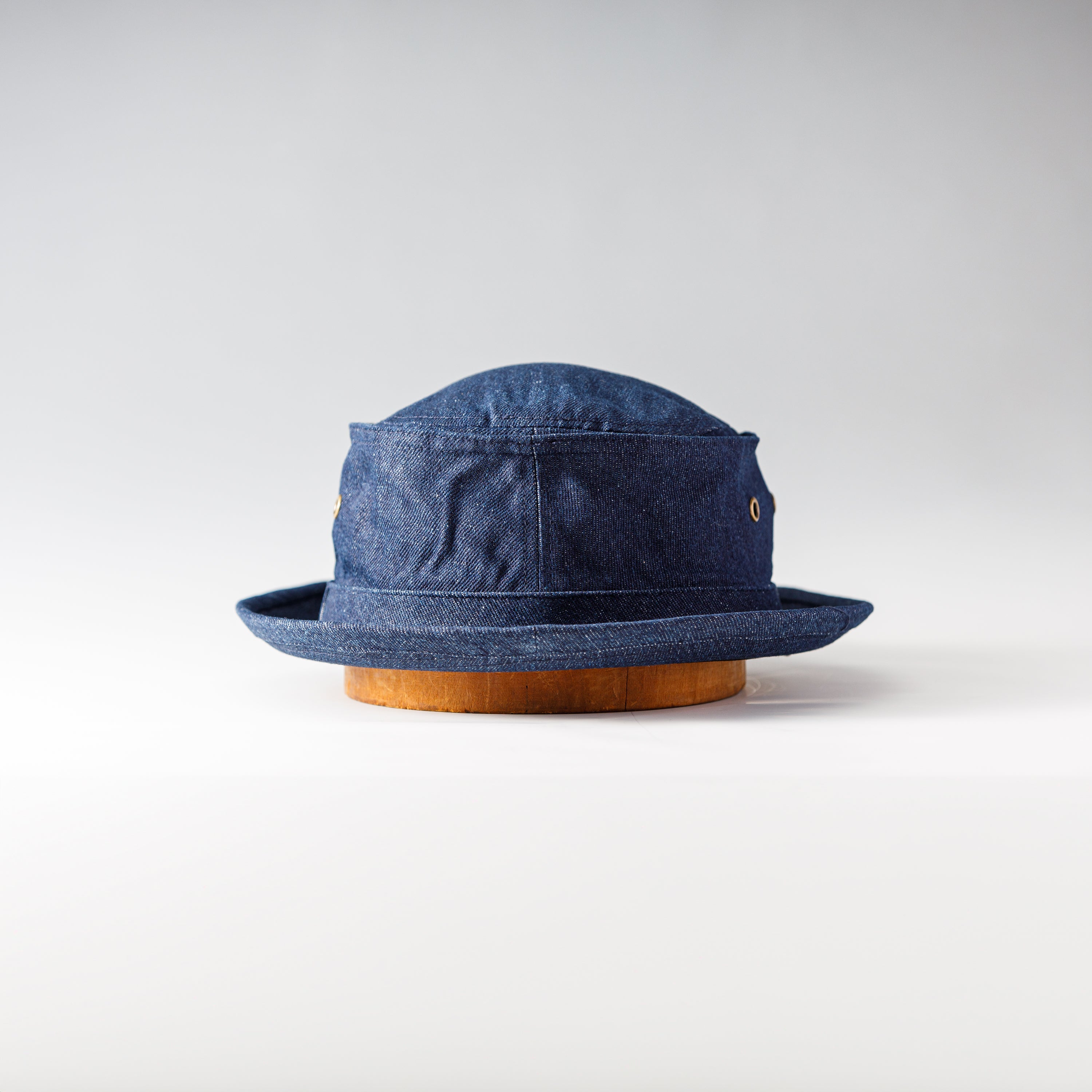 DENIM PORK PIE｜デニム ポークパイハット コットン メンズ