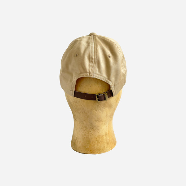 COTTON LONG BRIM CAP -BEIGE-