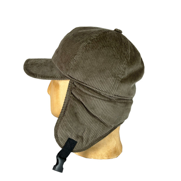 CURDUROY EAR COVER CAP