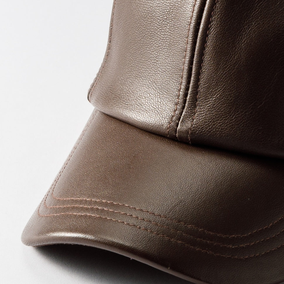 LAMB LEATHER CAP｜ラムレザーキャップ 本革 羊革 メンズ - ReqHatter