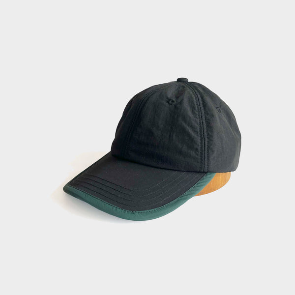 2TONE NYLON CAP -BLACK-