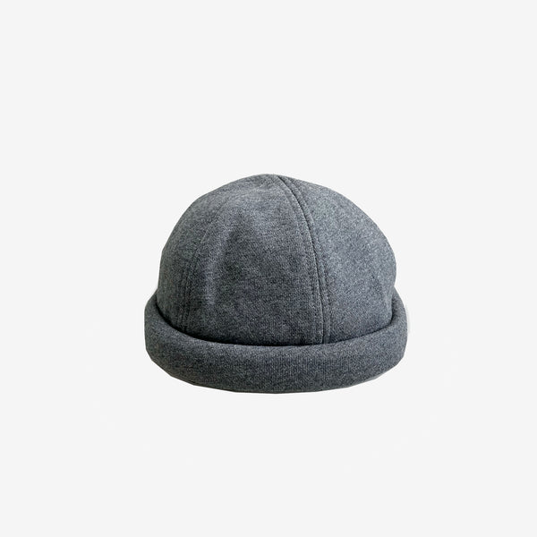 SWEAT ROLL CAP -D,GRAY-