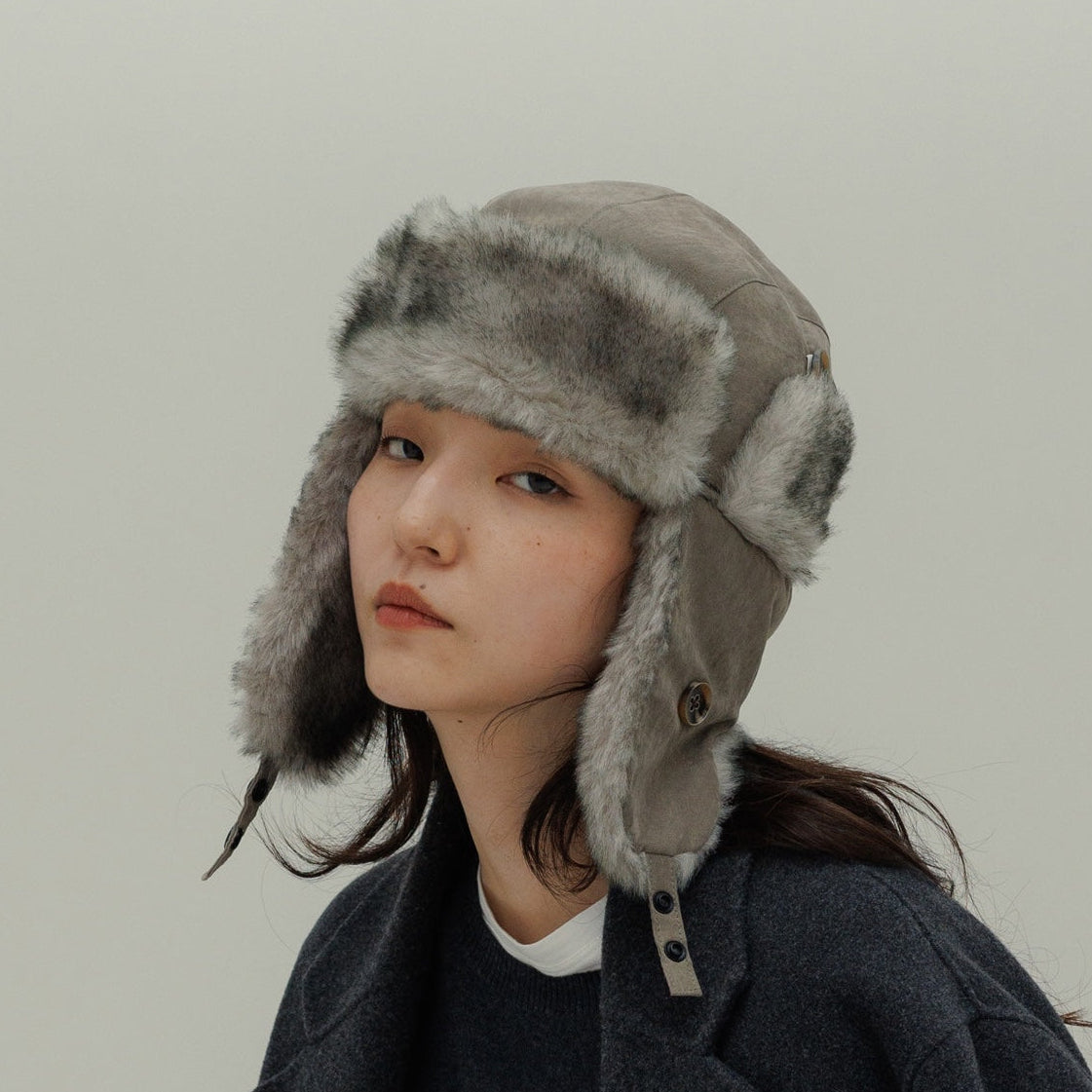 FAKE SUEDE FLIGHT CAP｜フライトキャップ トラッパーハット 防寒 2WAY