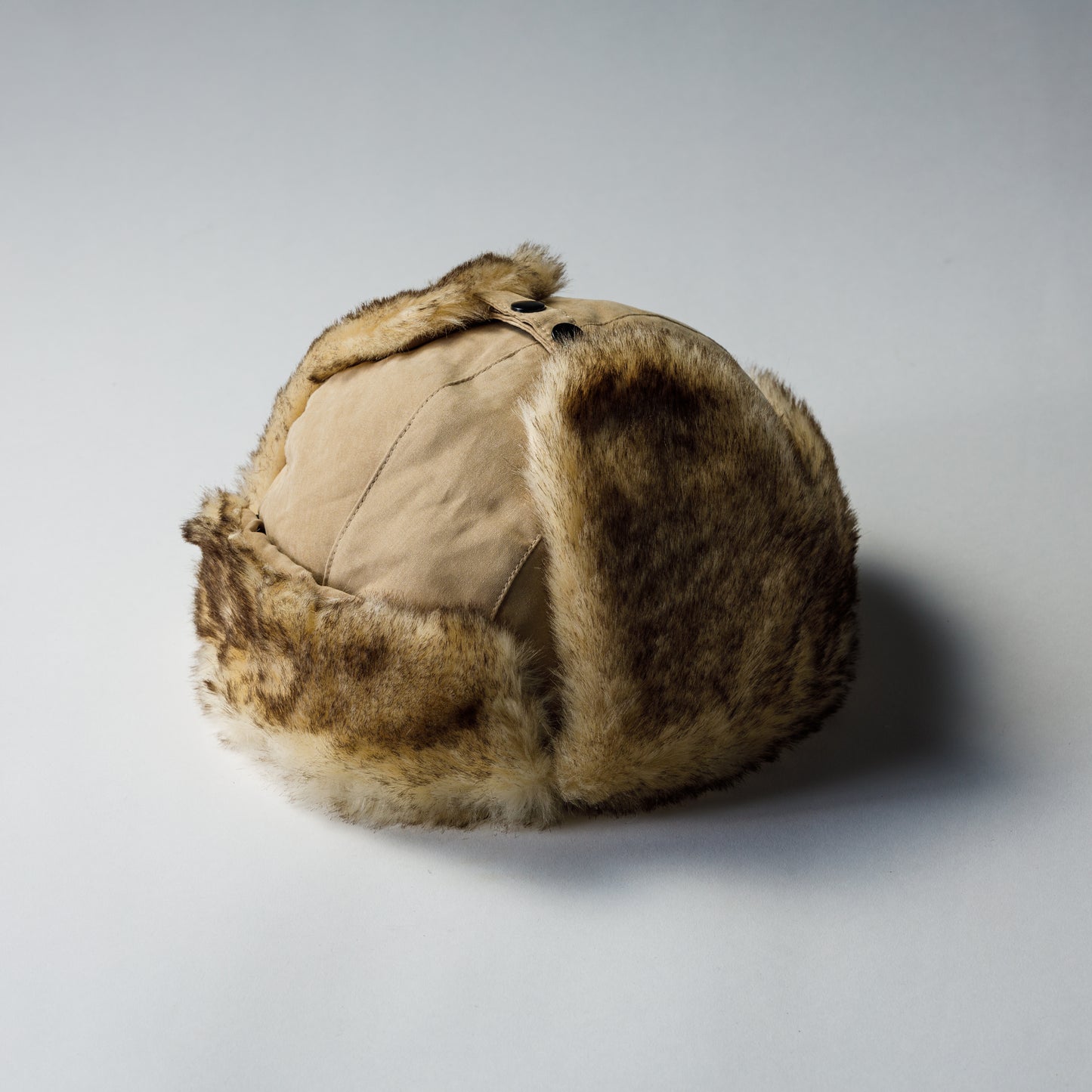 FAKE SUEDE FLIGHT CAP