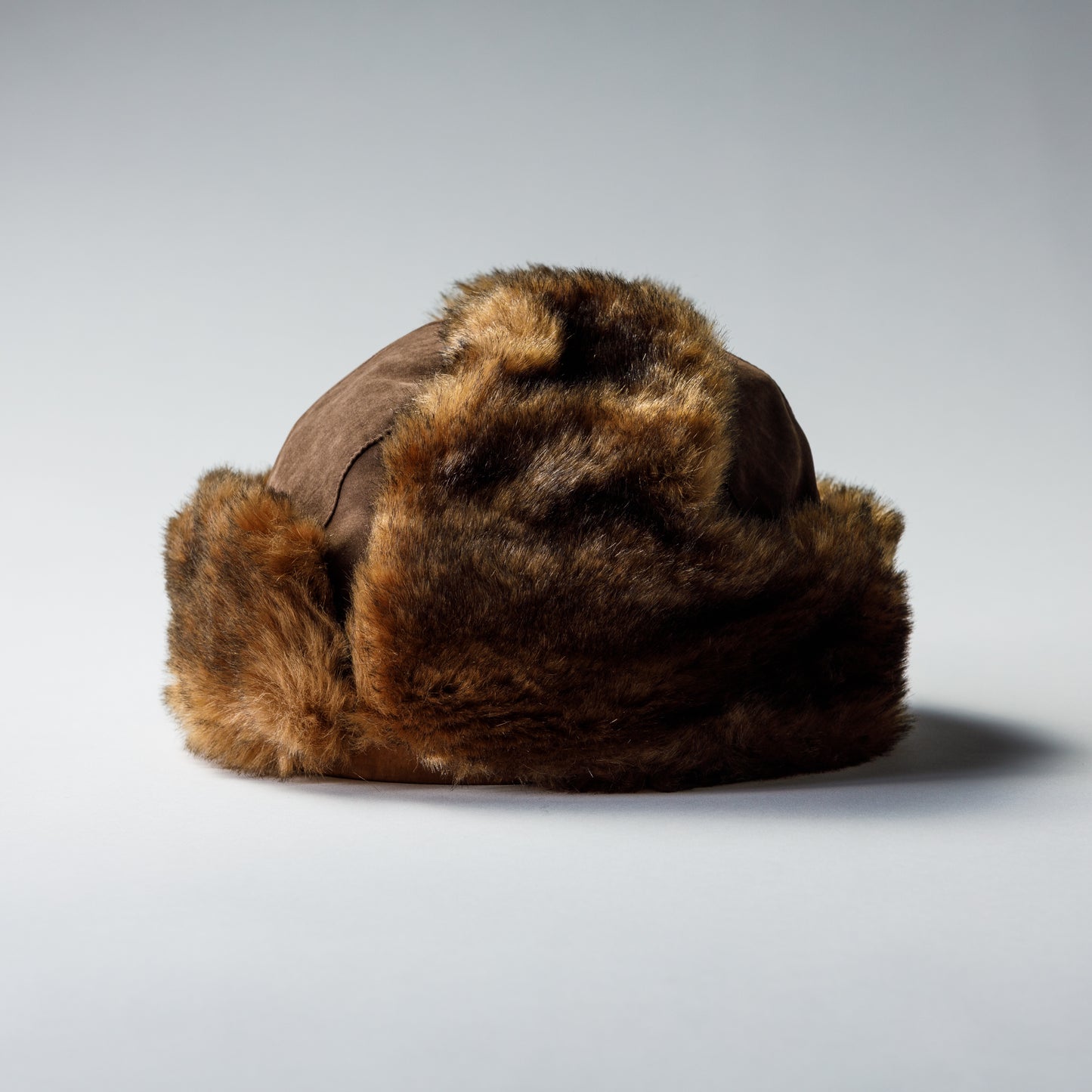 FAKE SUEDE FLIGHT CAP