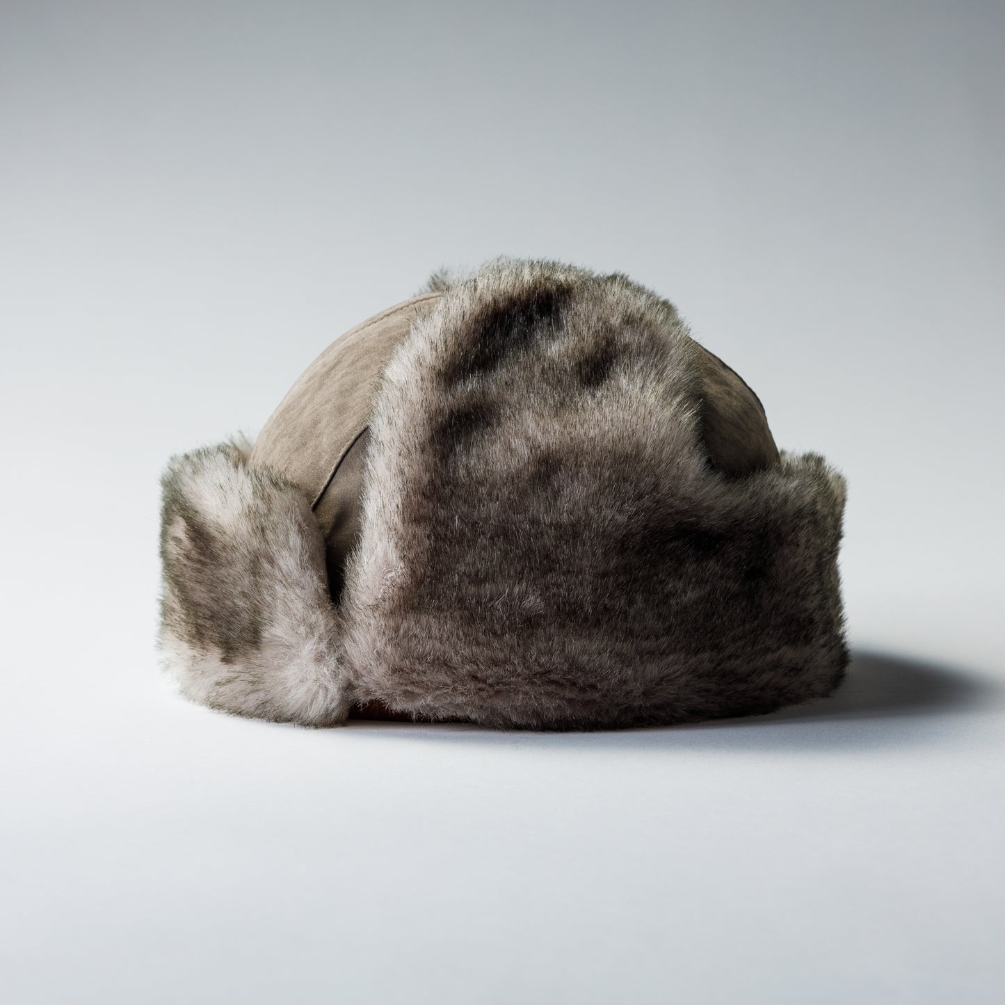 FAKE SUEDE FLIGHT CAP