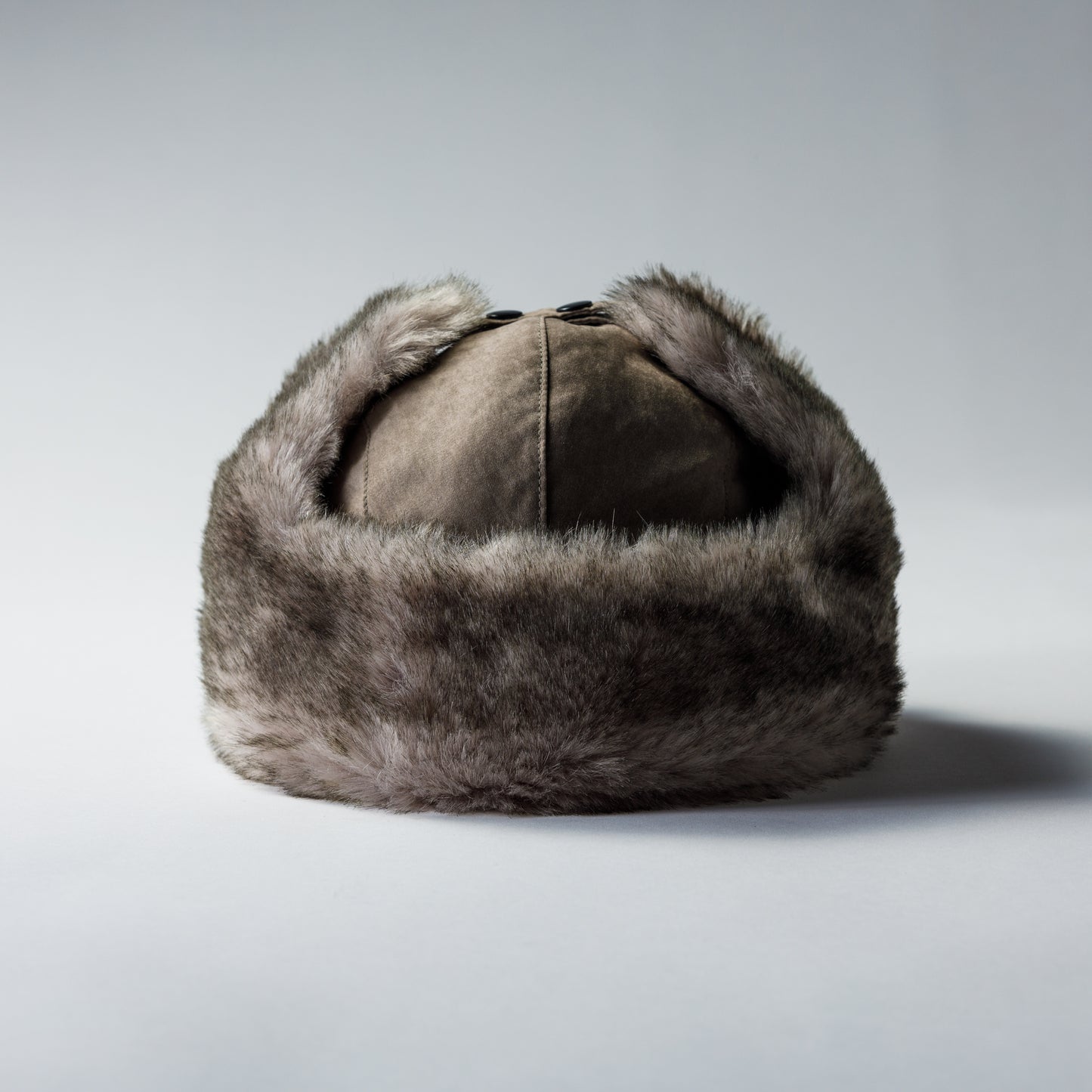 FAKE SUEDE FLIGHT CAP