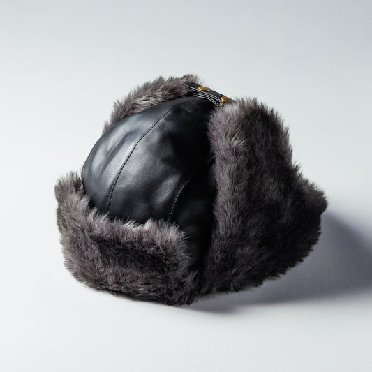 LAMB LEATHER  FLIGHT CAP