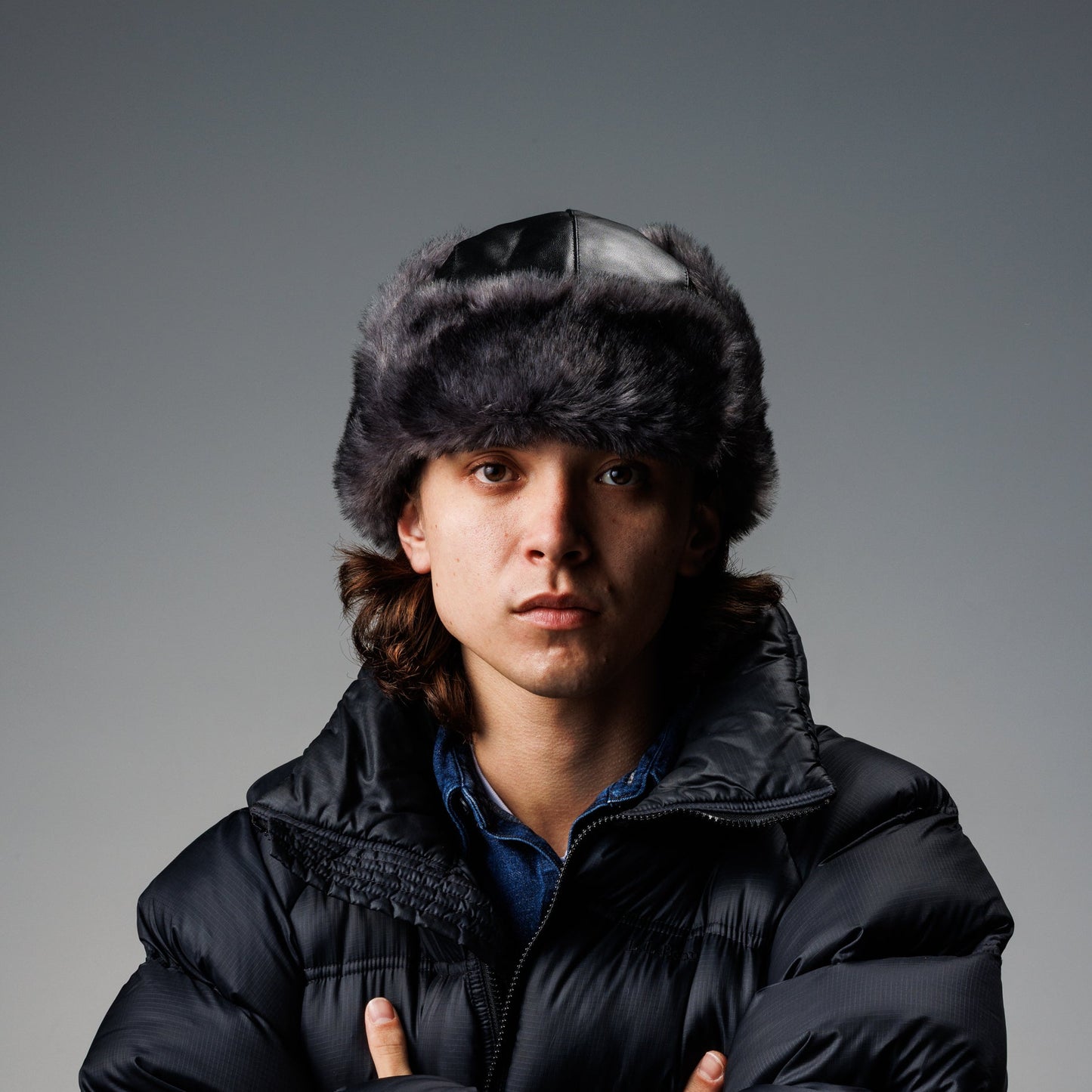 LAMB LEATHER  FLIGHT CAP