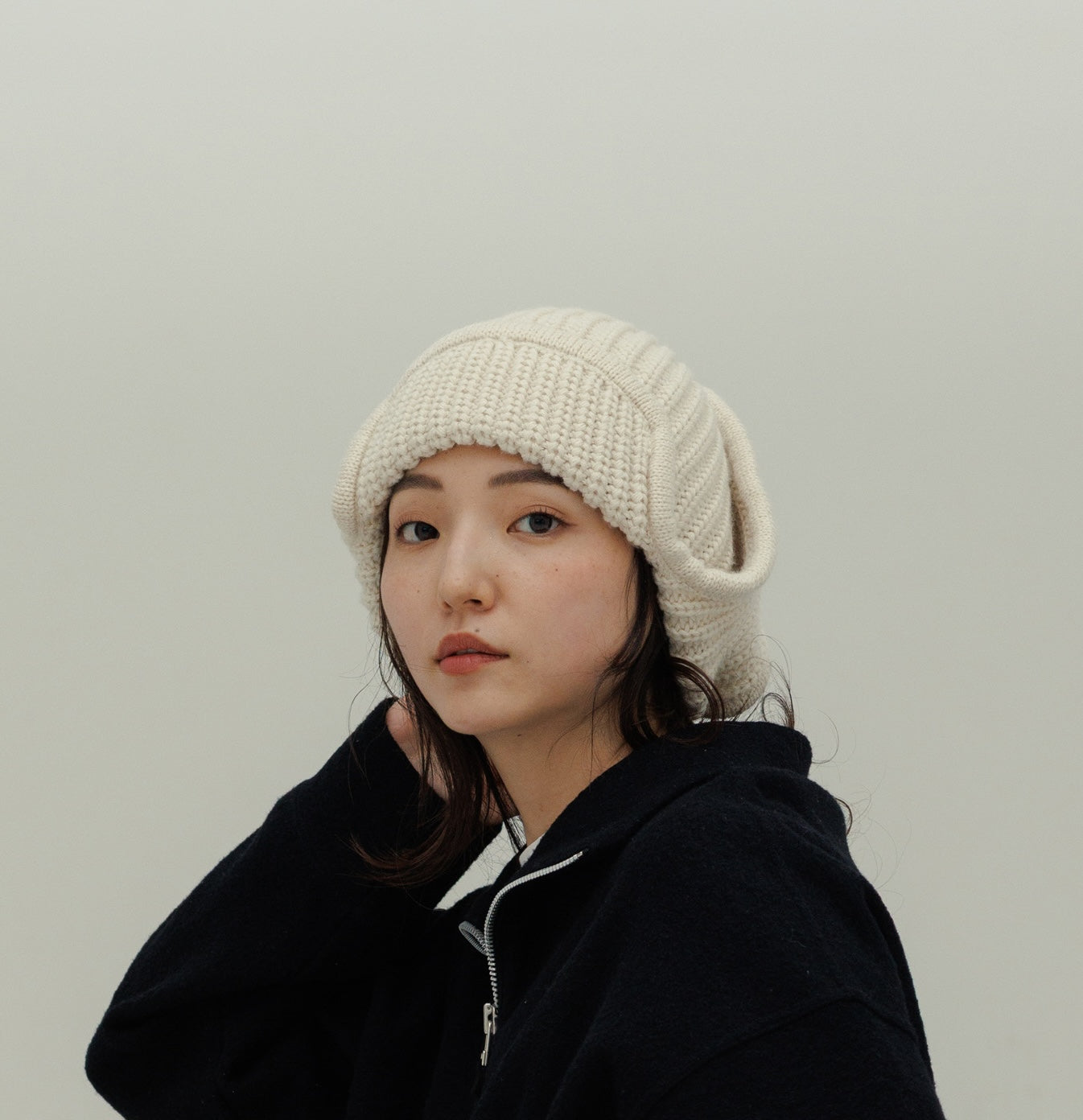 FLIGHT KNIT CAP｜フライトニットキャップ 耳当て付き 2WAY 防寒