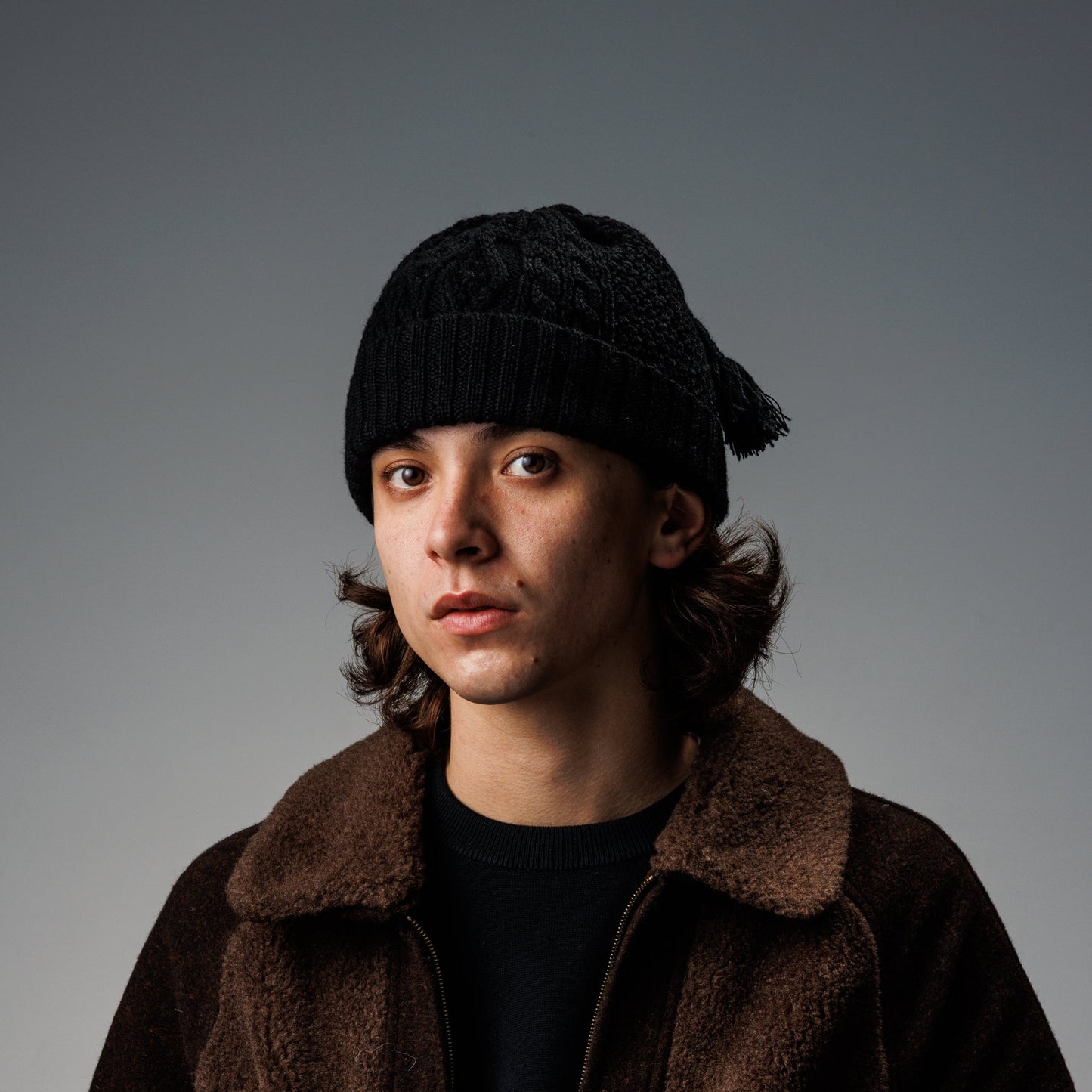 NECK WARMER KNIT CAP